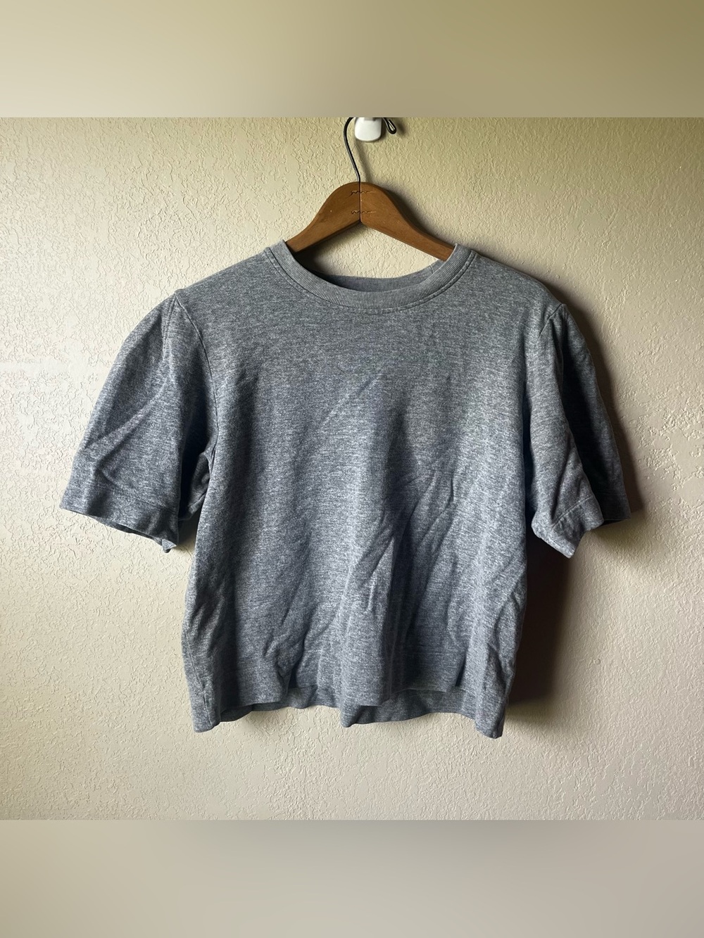 Everlane Gray Thick Cotton Tee
